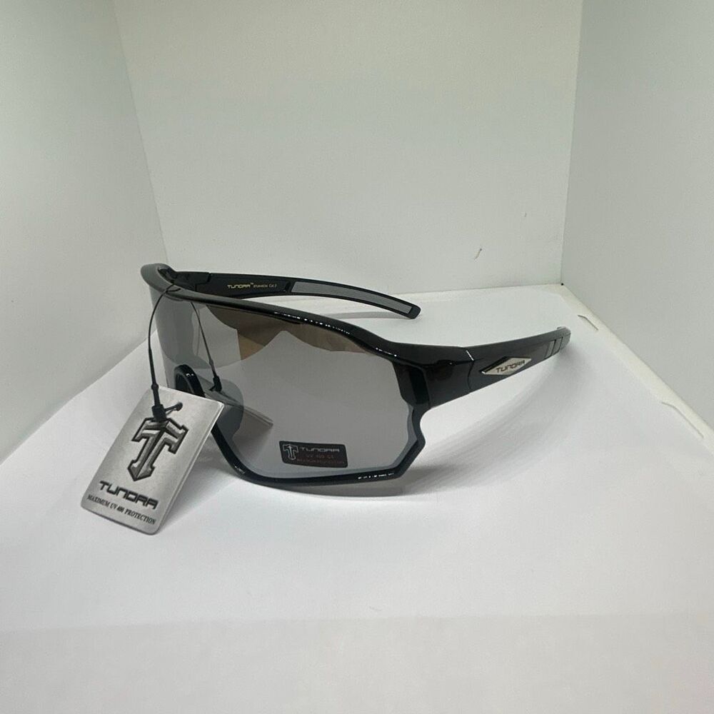 Tundra Wraparound Shield Sunglasses UV400 Mirrored Sport Style